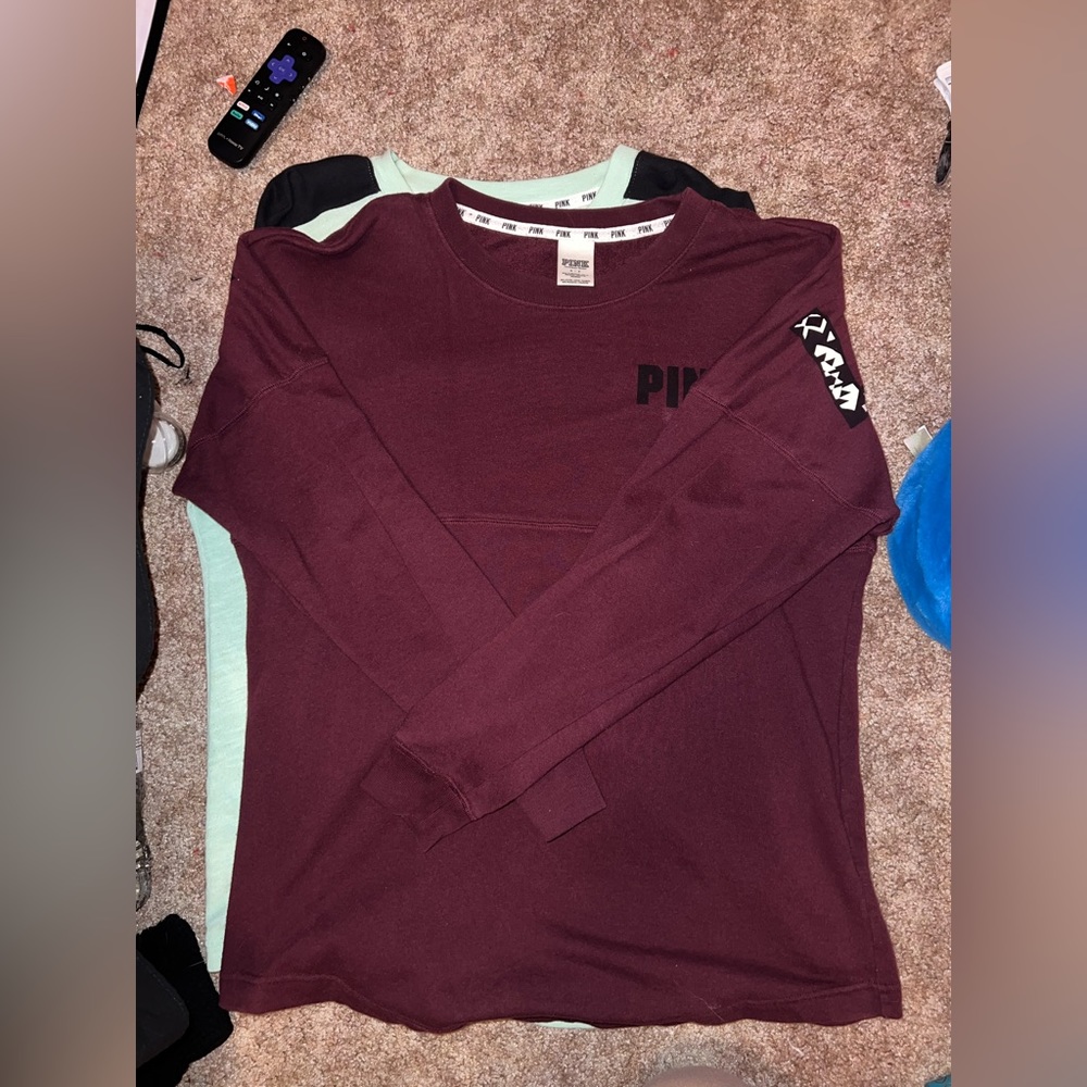 Victoria Secret’s “Pink” overzish a sweater!